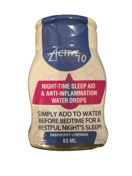 Active 10 Night Time Sleep Aid and Anti-Inflammation Water Drops